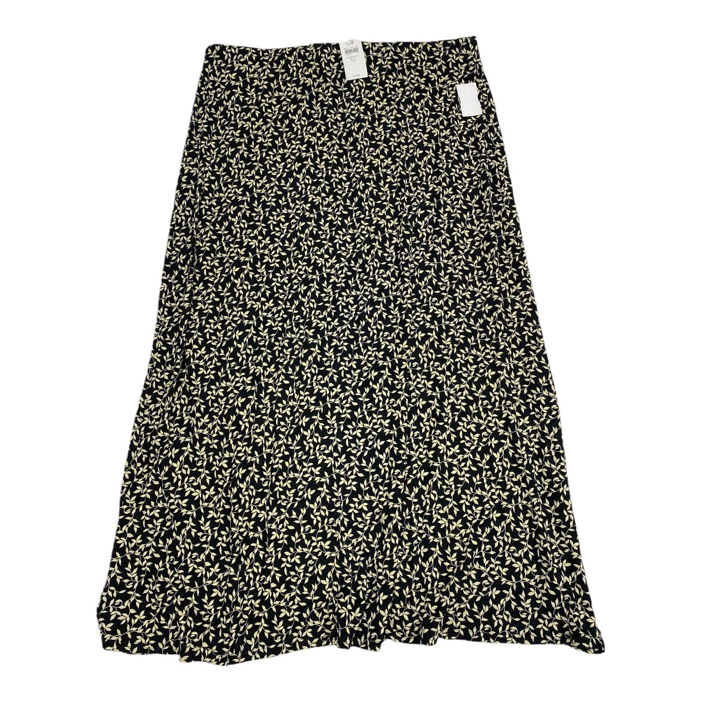 Skirt Maxi By J. Jill In Black & Cream, Size: Xl