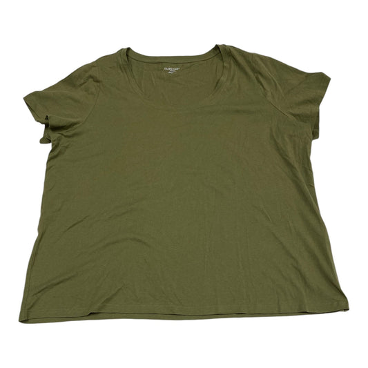 Top Short Sleeve Designer By Eileen Fisher In Green, Size: 1x