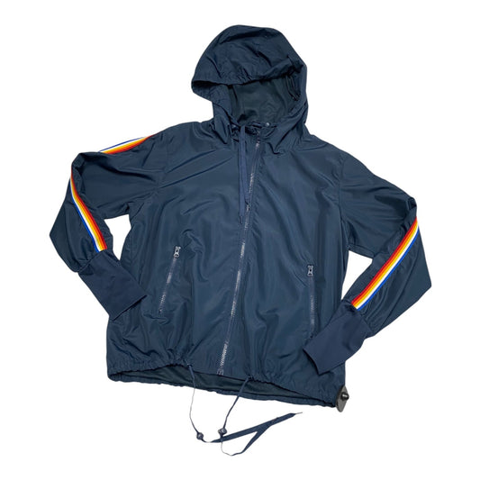 Athletic Jacket By Zyia In Navy, Size: L