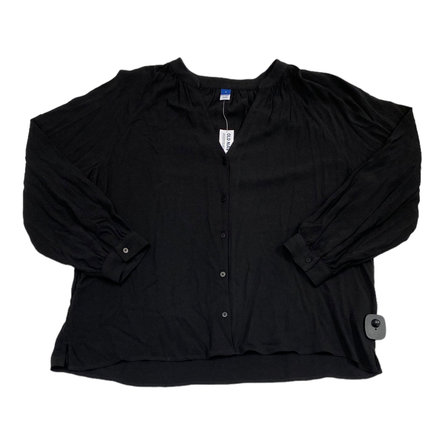 Top Long Sleeve By Old Navy In Black, Size: L