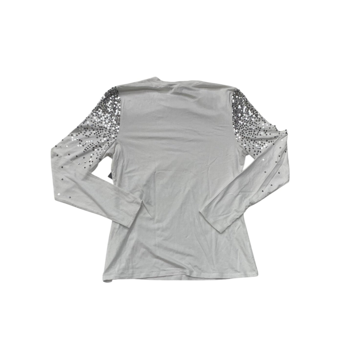 Top Long Sleeve By Inc In White, Size: S