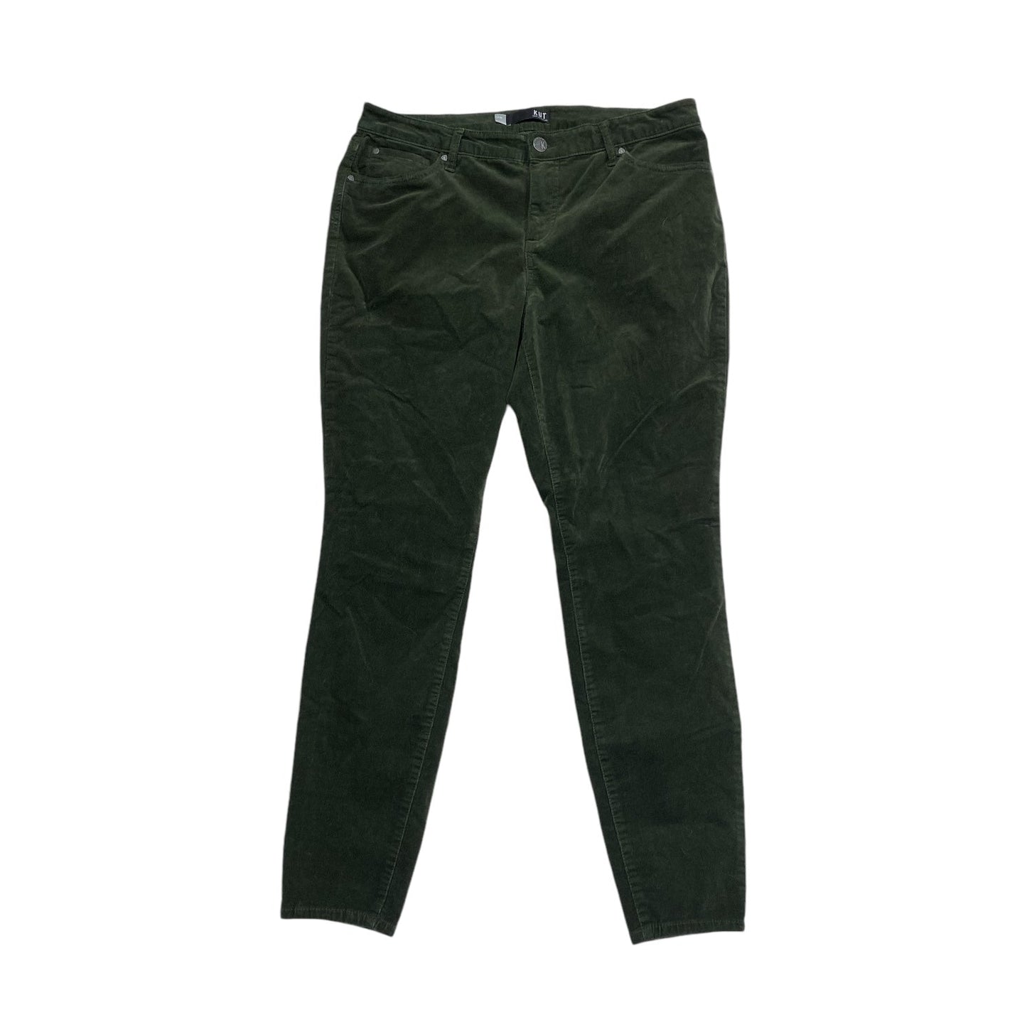 Pants Corduroy By Kut In Green, Size: 14