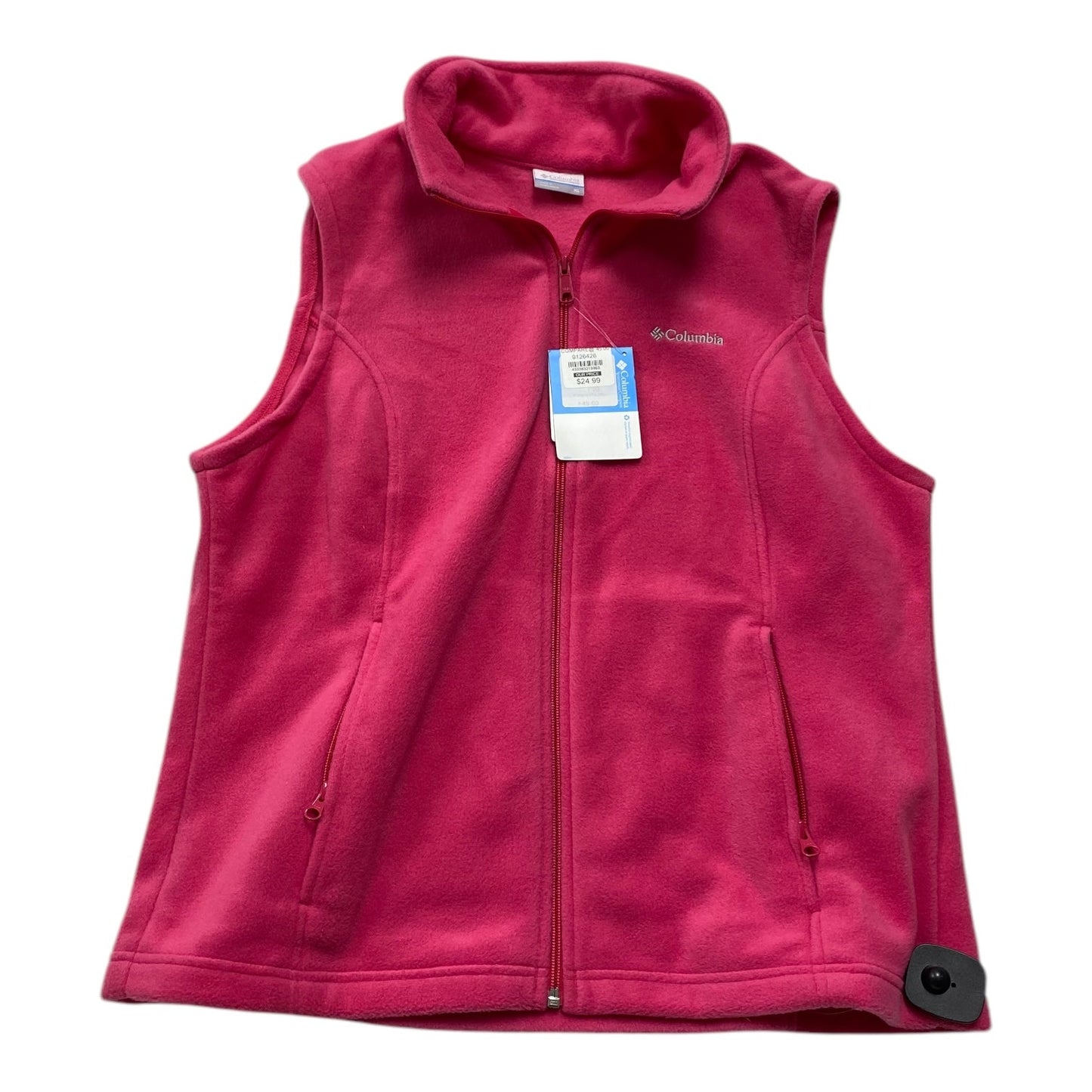 Vest Fleece By Columbia In Pink, Size: Xl