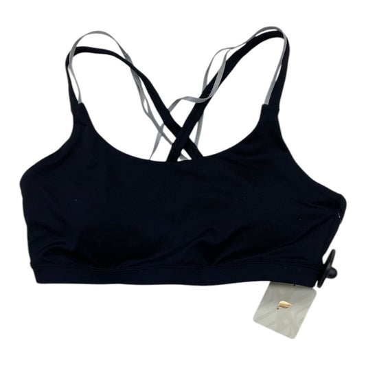 Athletic Bra By Fabletics In Black & Grey, Size: L