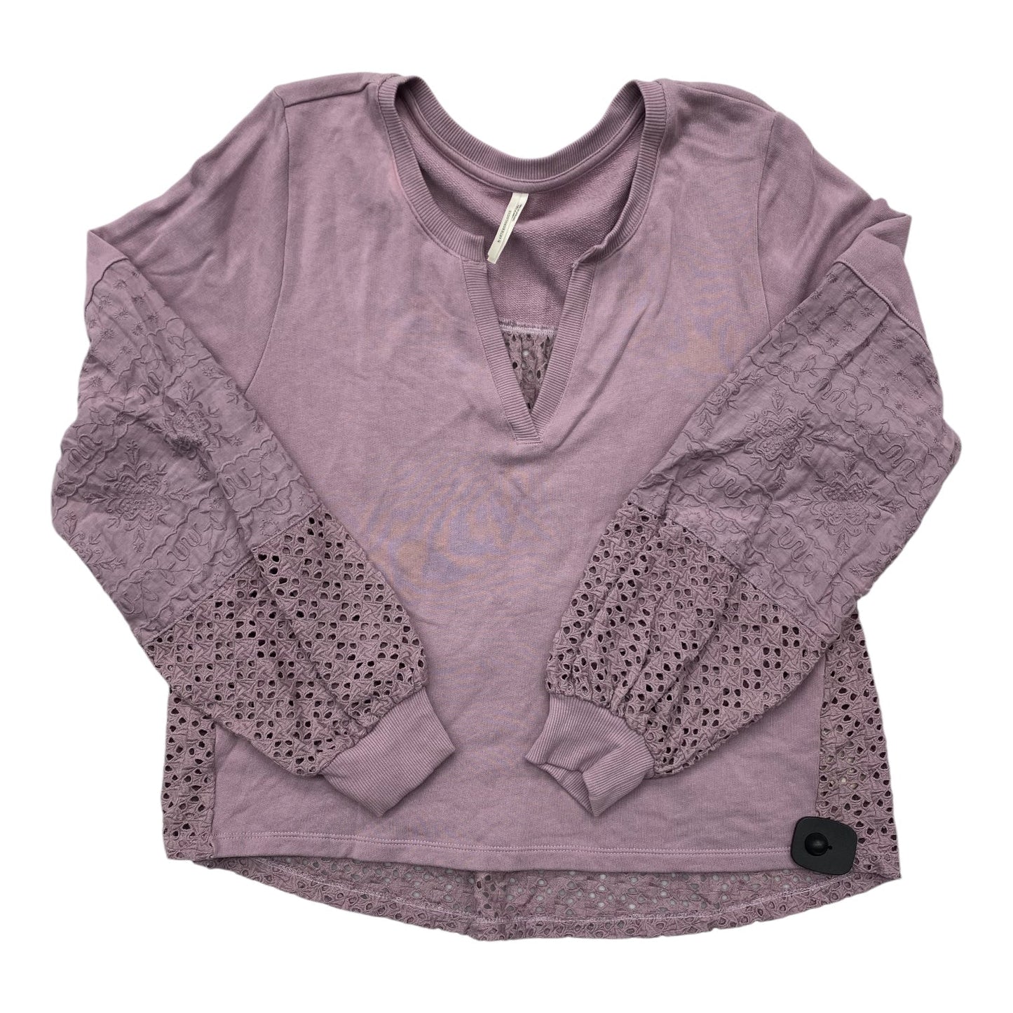 Top Long Sleeve By Anthropologie In Purple, Size: M