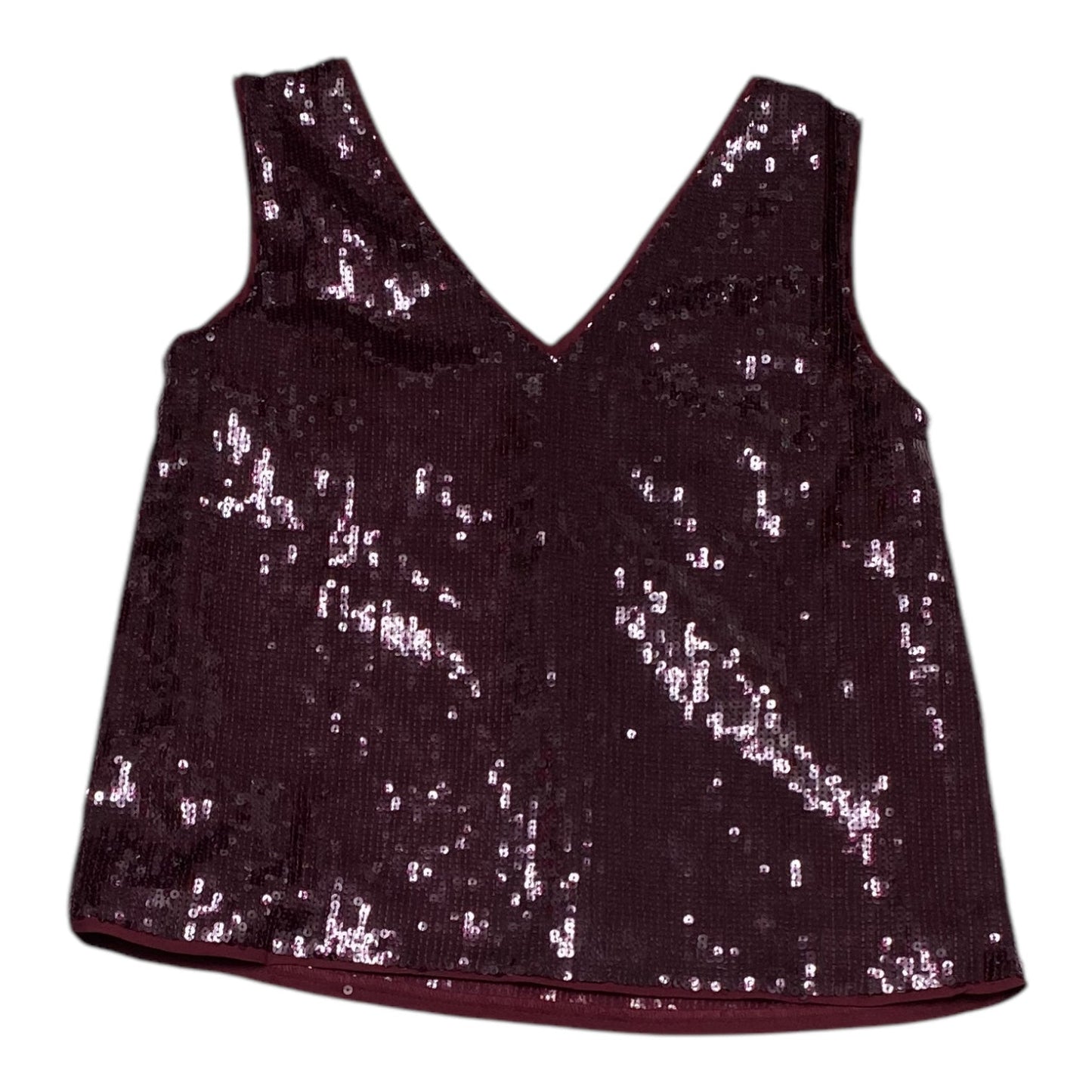 Top Sleeveless By J. Crew In Maroon, Size: Xs