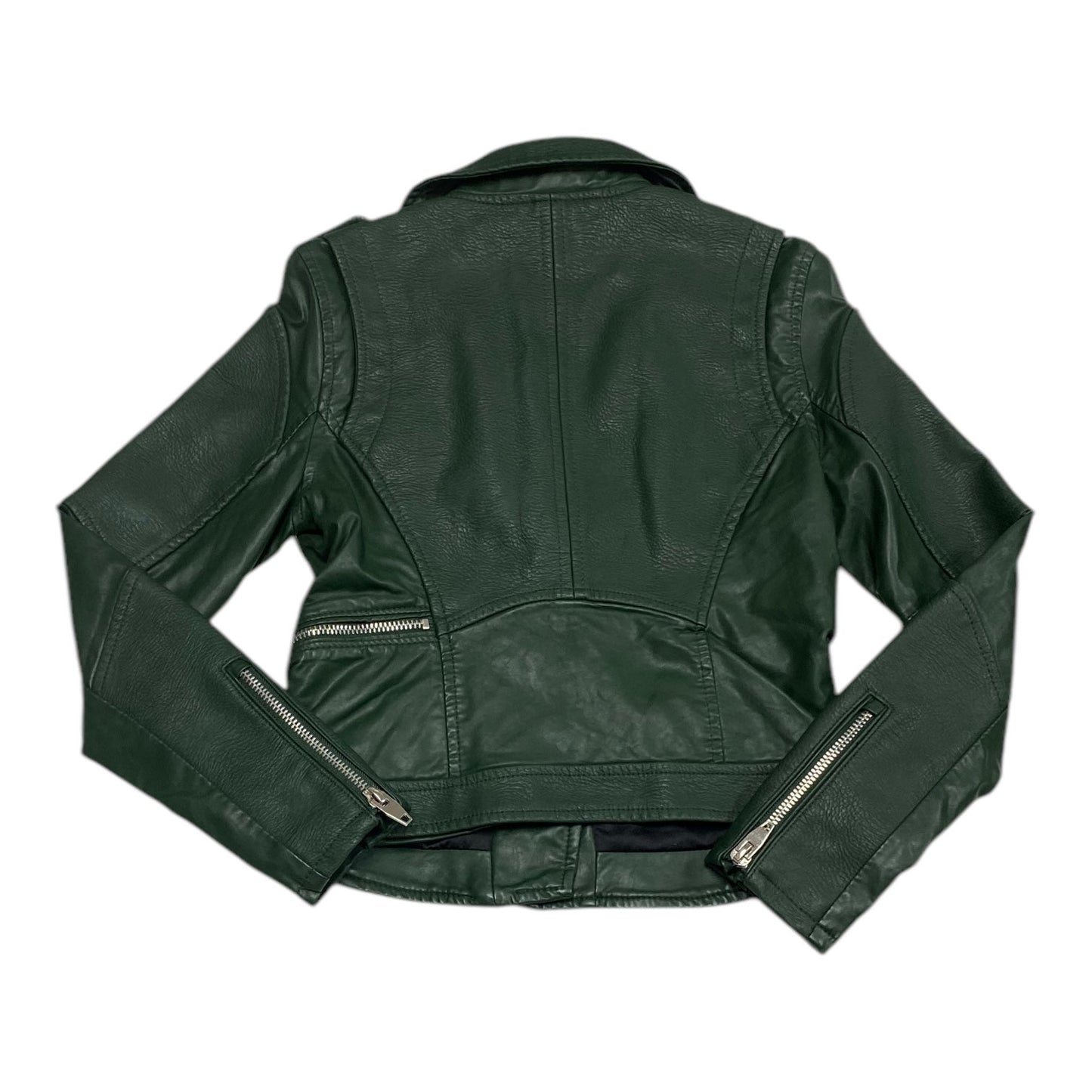 Jacket Moto Leather By Blanknyc In Green, Size: S