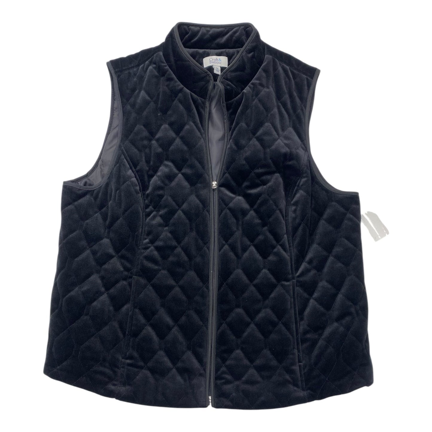 Vest Puffer & Quilted By Croft And Barrow In Black, Size: Xxl