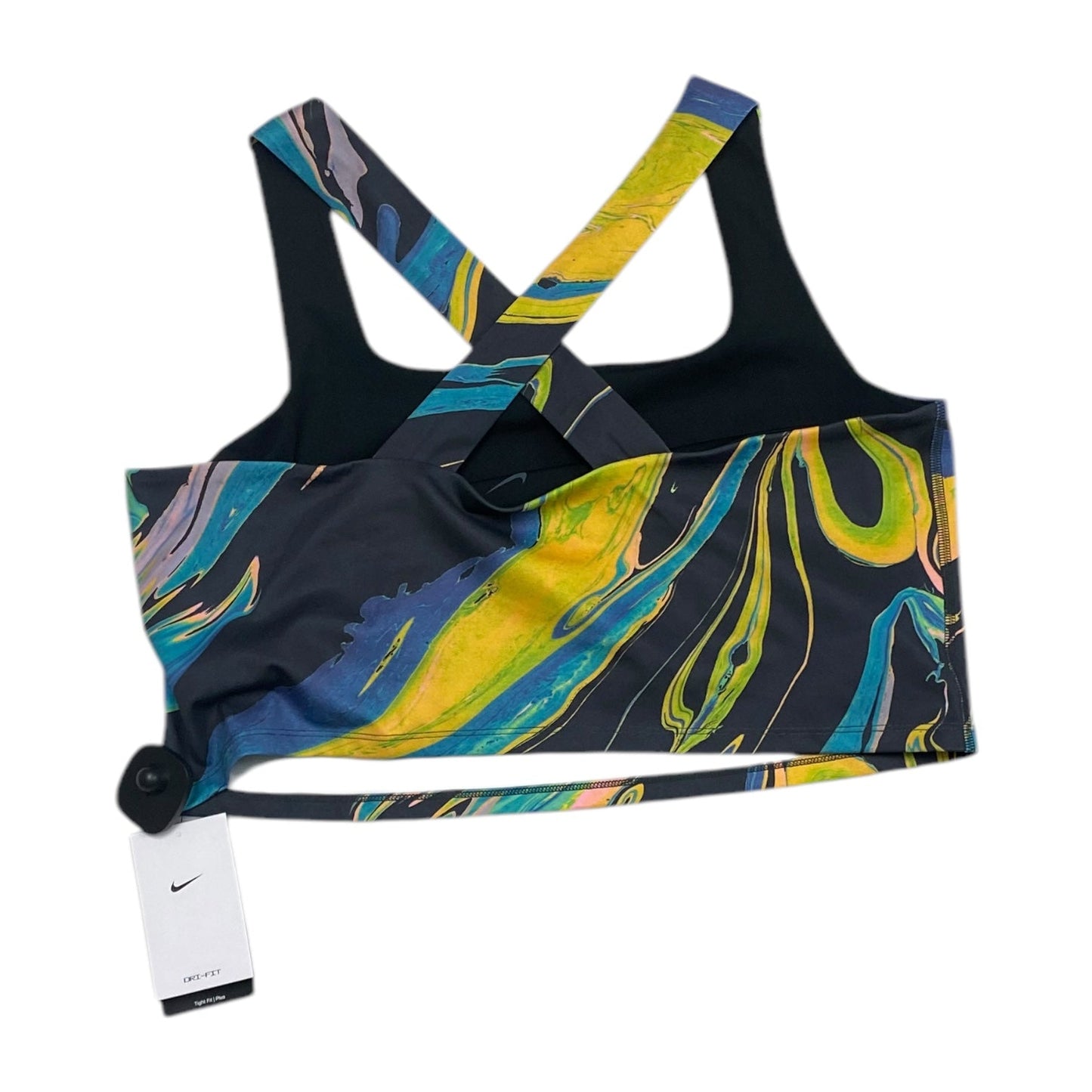 Athletic Bra By Nike Apparel In Multi-colored, Size: 1x