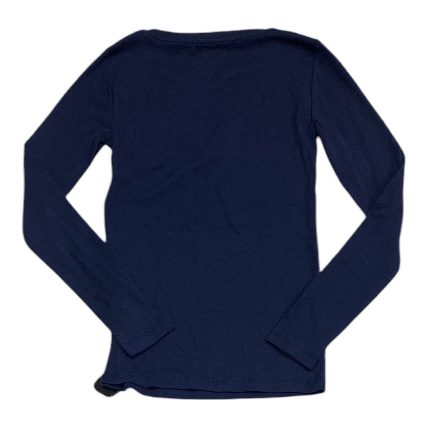 Top Long Sleeve Basic By Gap In Navy, Size: Xsp