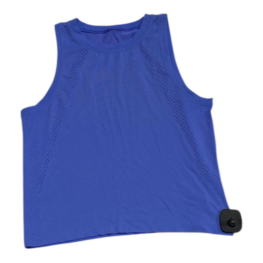 Athletic Tank Top By Lululemon In Blue, Size: 4