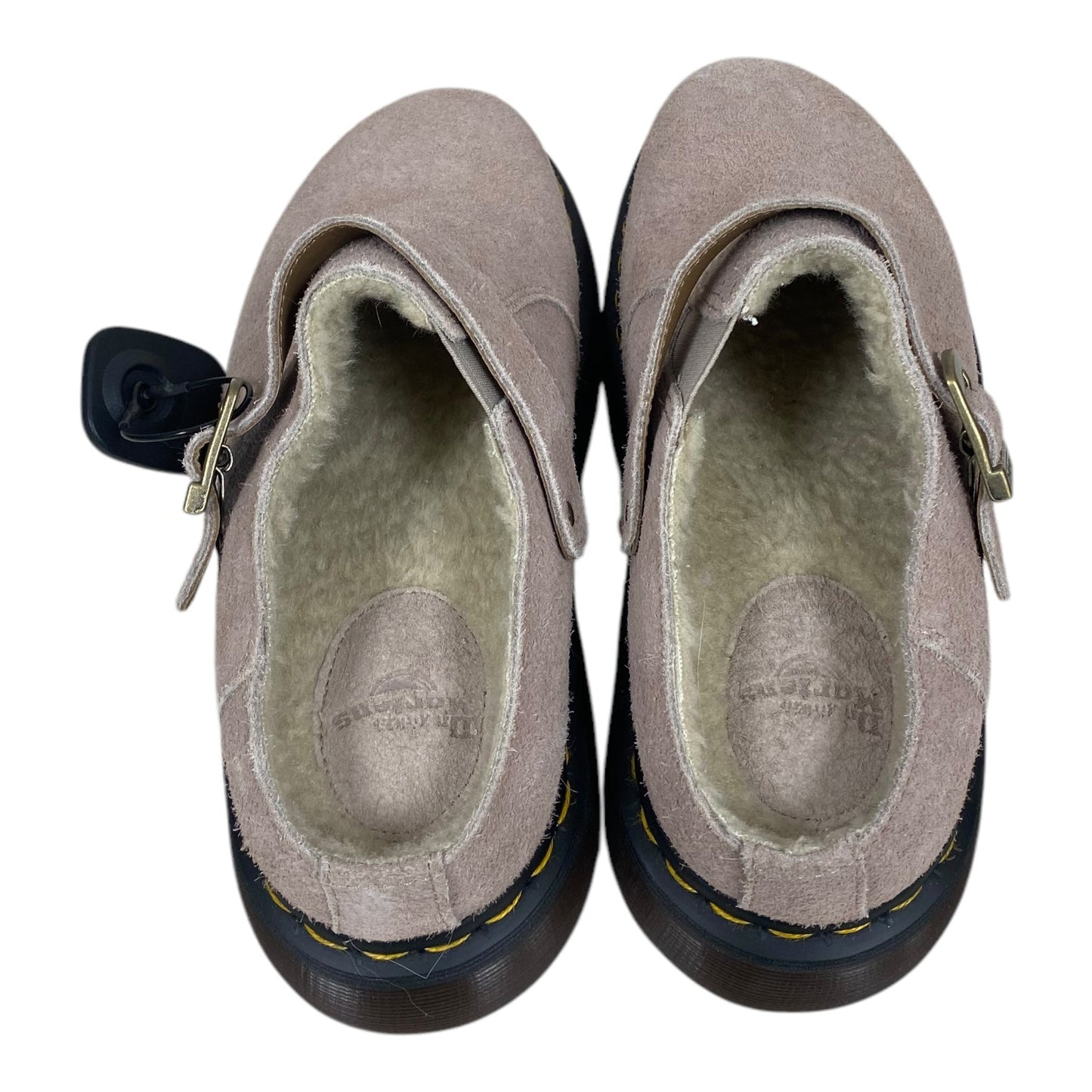 Shoes Flats By Dr Martens In Grey, Size: 10