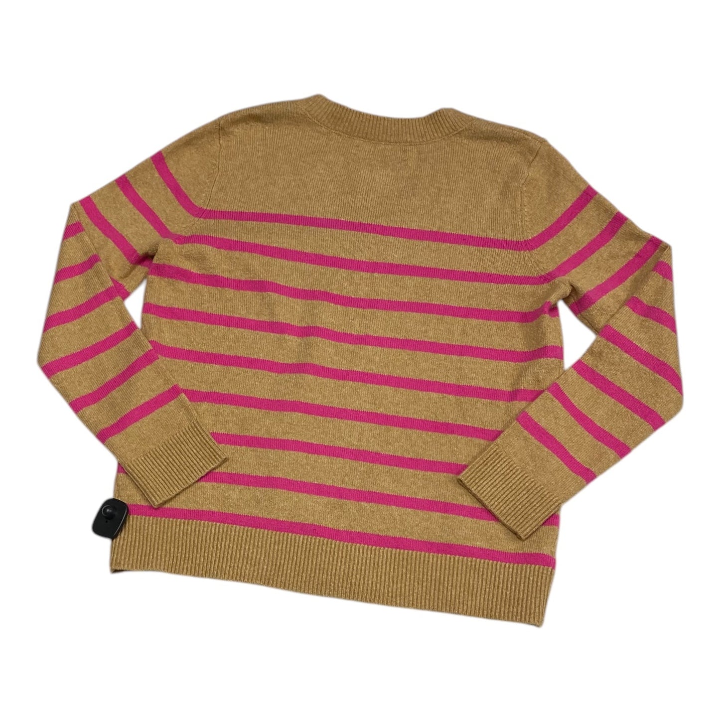 Sweater By Loft In Brown & Pink, Size: M