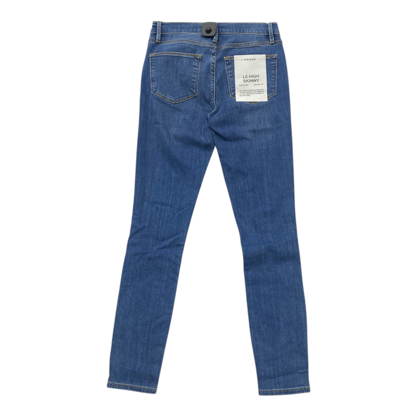 Jeans Skinny By Frame In Blue Denim, Size: 4