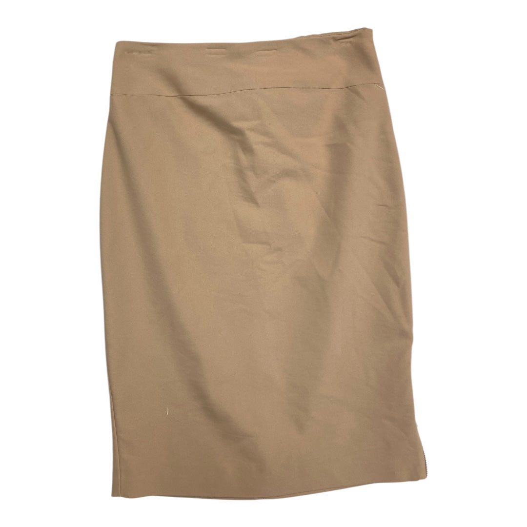 Skirt Midi By Express In Tan, Size: M