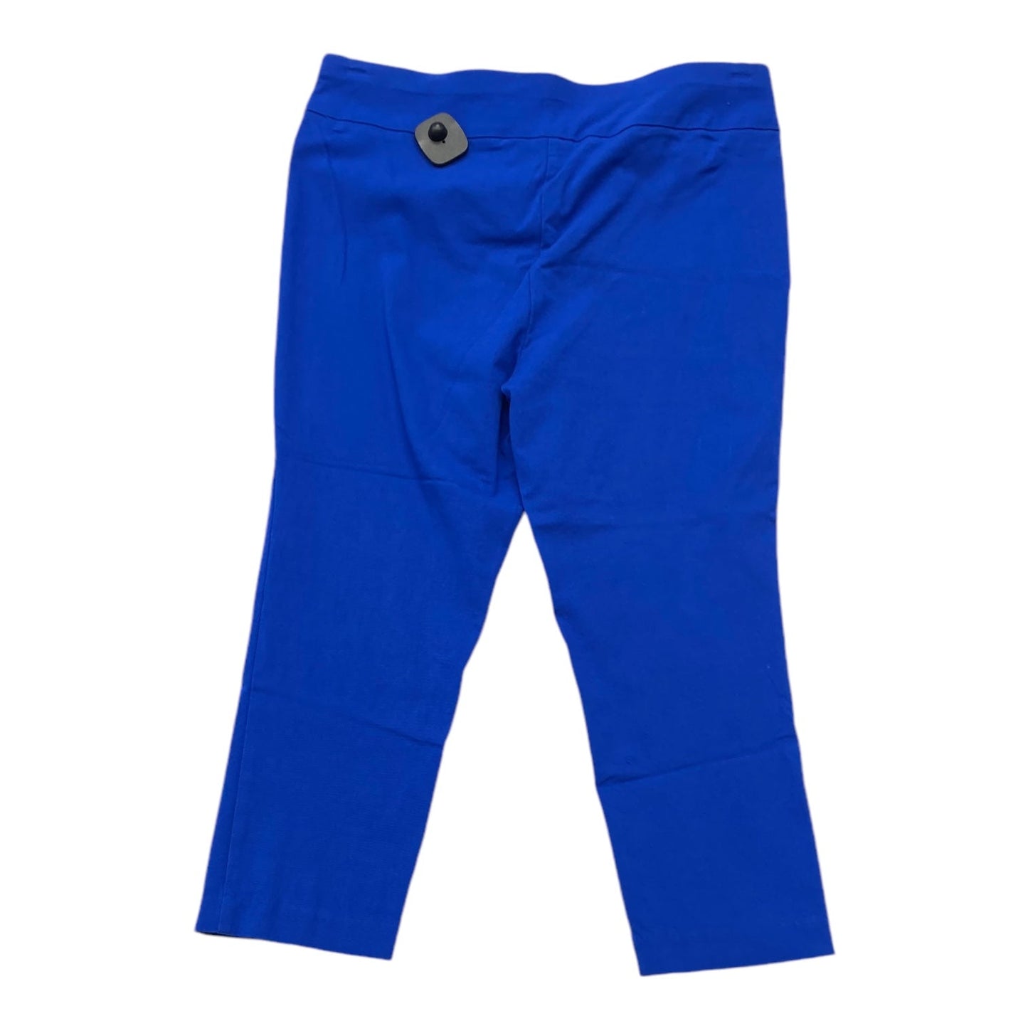 Pants Cropped By Rafaella In Blue, Size: 14