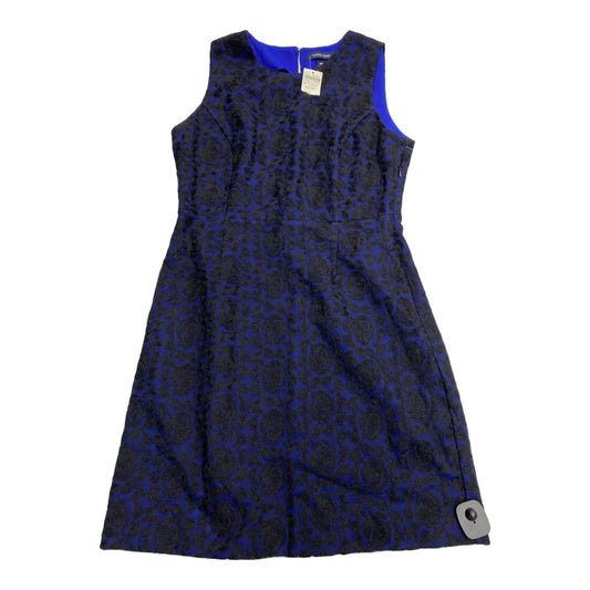 Dress Casual Midi By Lands End In Black & Blue, Size: 10