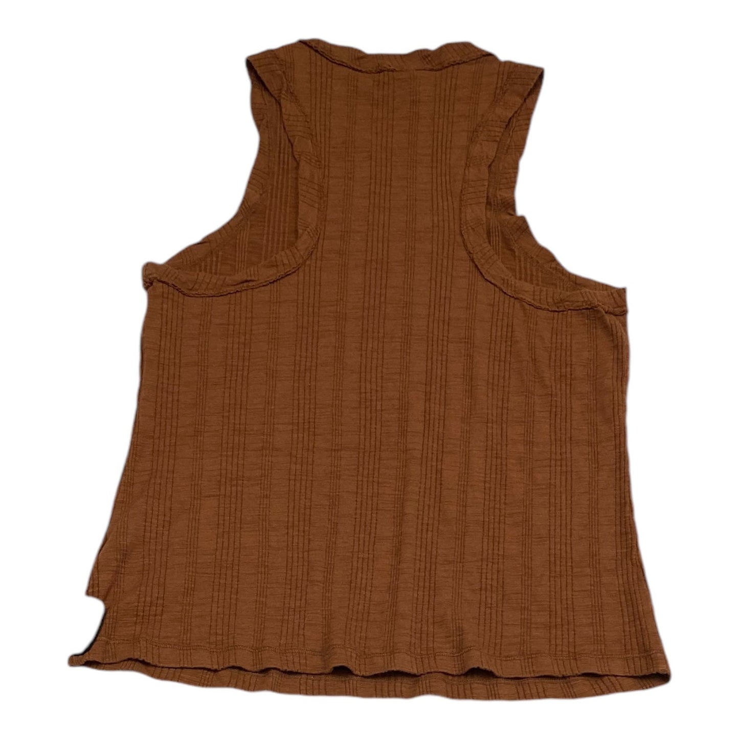 Top Sleeveless By Pilcro In Brown, Size: L