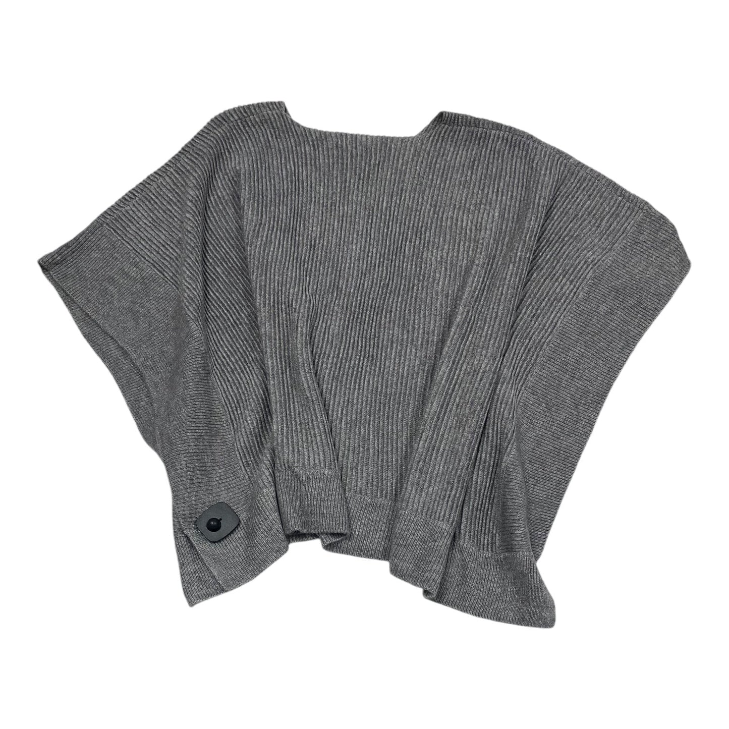 Poncho By Loft In Grey, Size: Xs