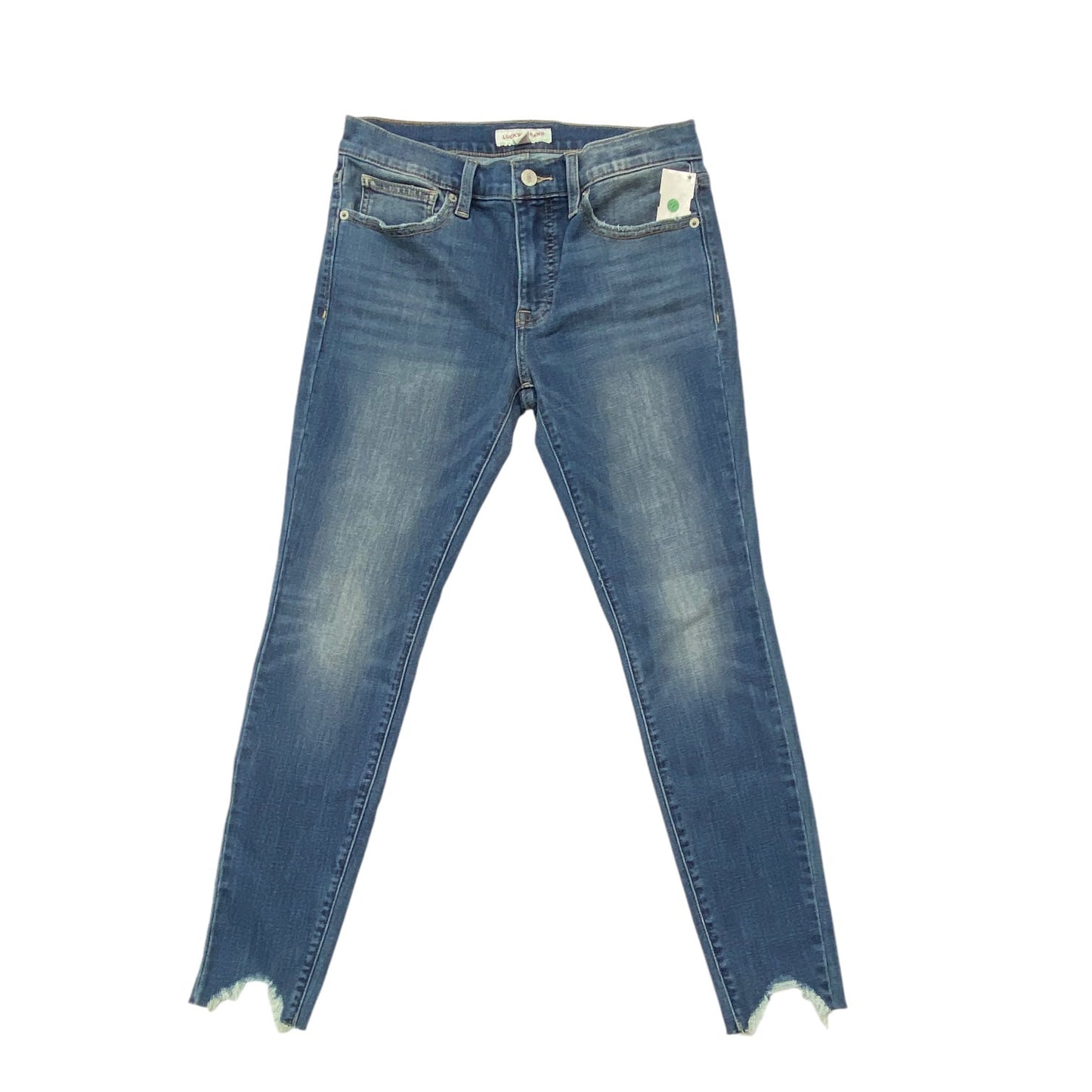 Jeans Skinny By Lucky Brand In Blue Denim, Size: 6