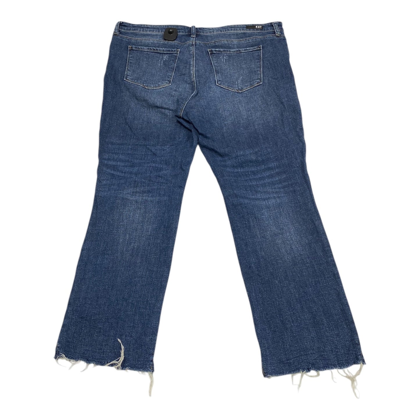 Jeans Straight By Kut In Blue Denim, Size: 1x