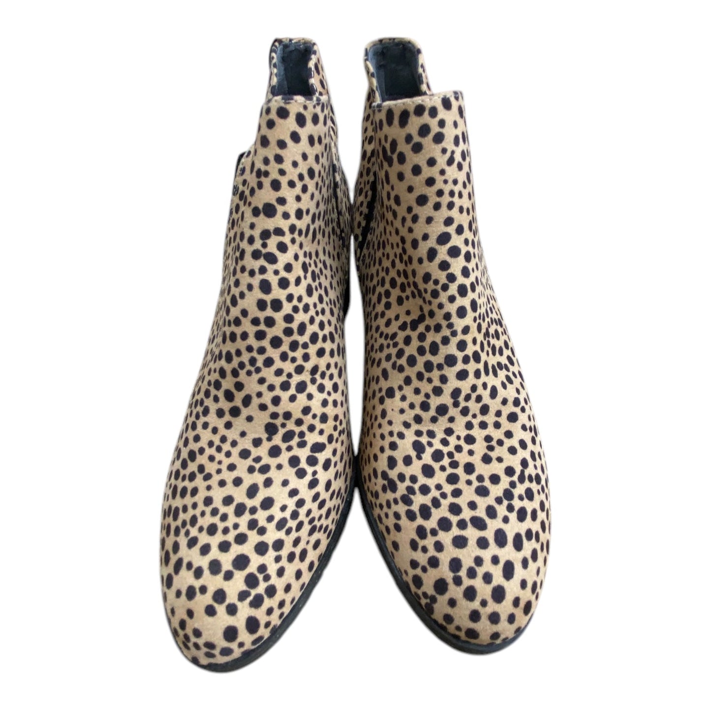 Boots Ankle Heels By Dr Scholls In Animal Print, Size: 10