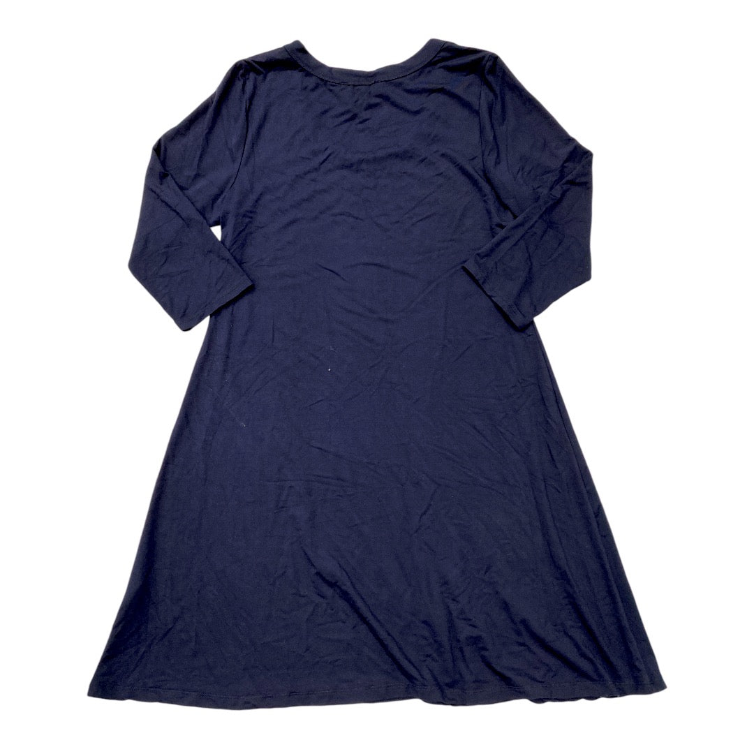 Dress Casual Midi By Karen Kane In Navy, Size: Xl