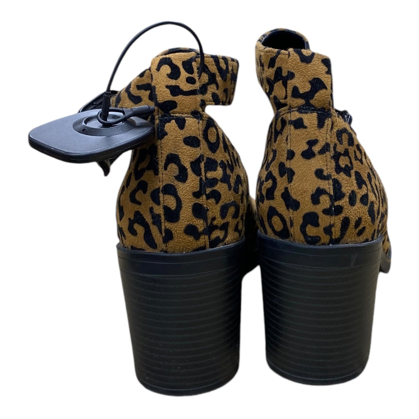 Boots Ankle Heels By Mix No 6 In Animal Print, Size: 8.5