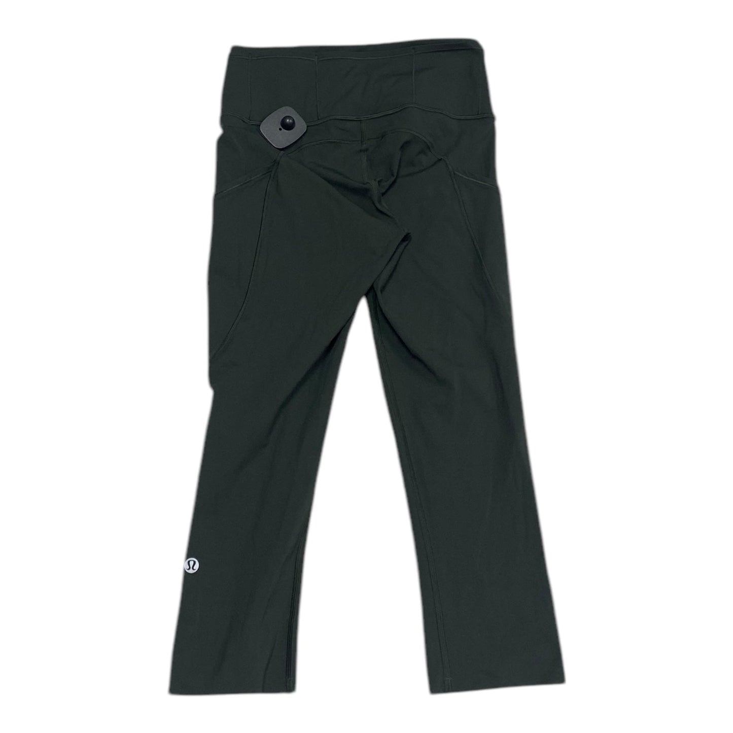 Athletic Capris By Lululemon In Green, Size: 4