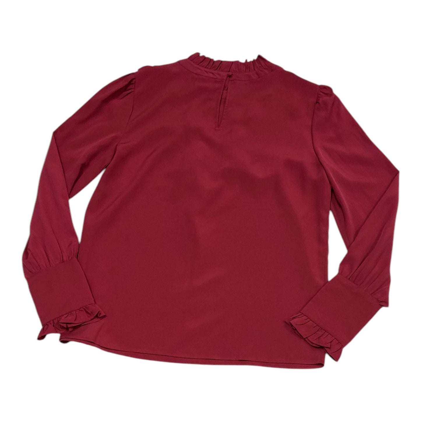 Top Long Sleeve By Ann Taylor In Pink, Size: S