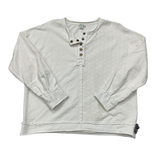 Top Long Sleeve By Sundance In Ivory, Size: L