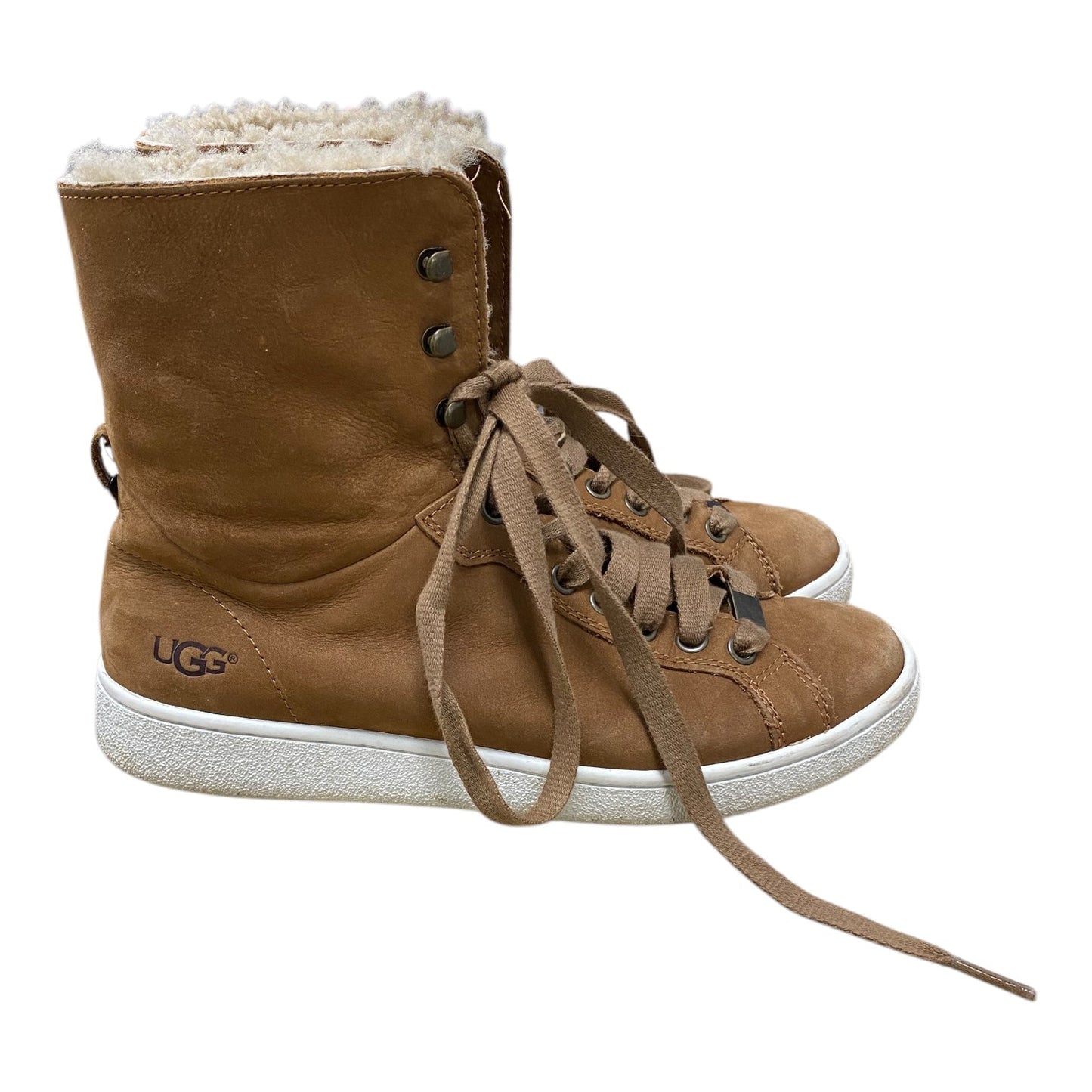 Shoes Designer By Ugg In Brown, Size: 7.5