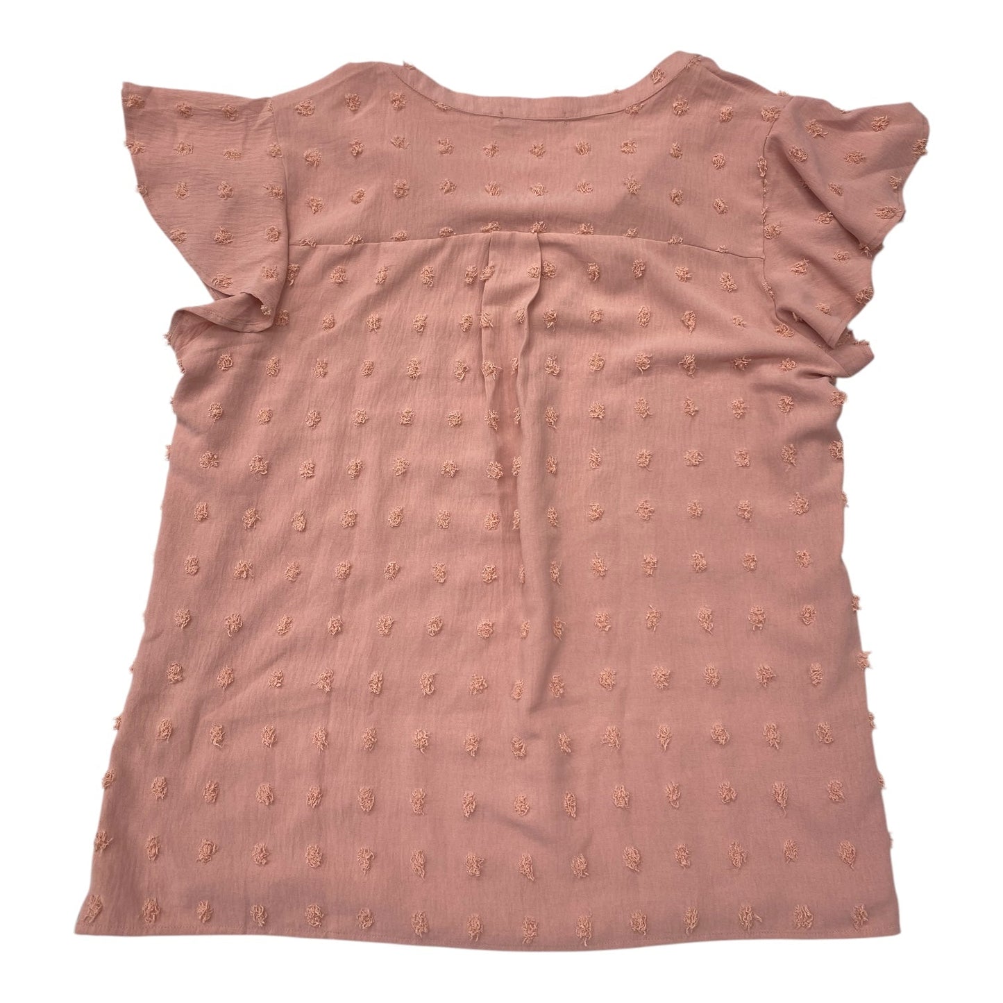 Top Short Sleeve By Cmc In Pink, Size: 2x