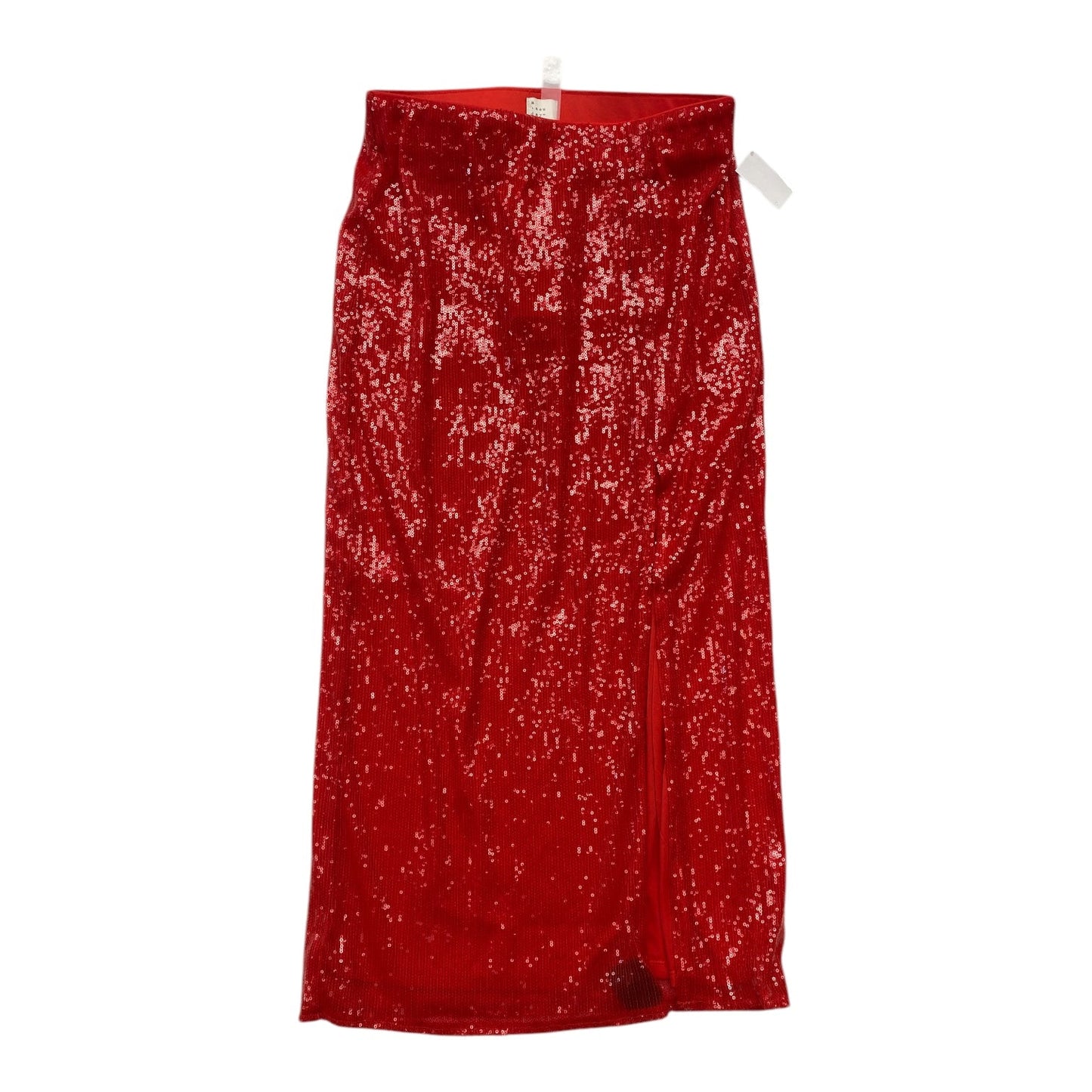 Skirt Maxi By A New Day In Red, Size: S