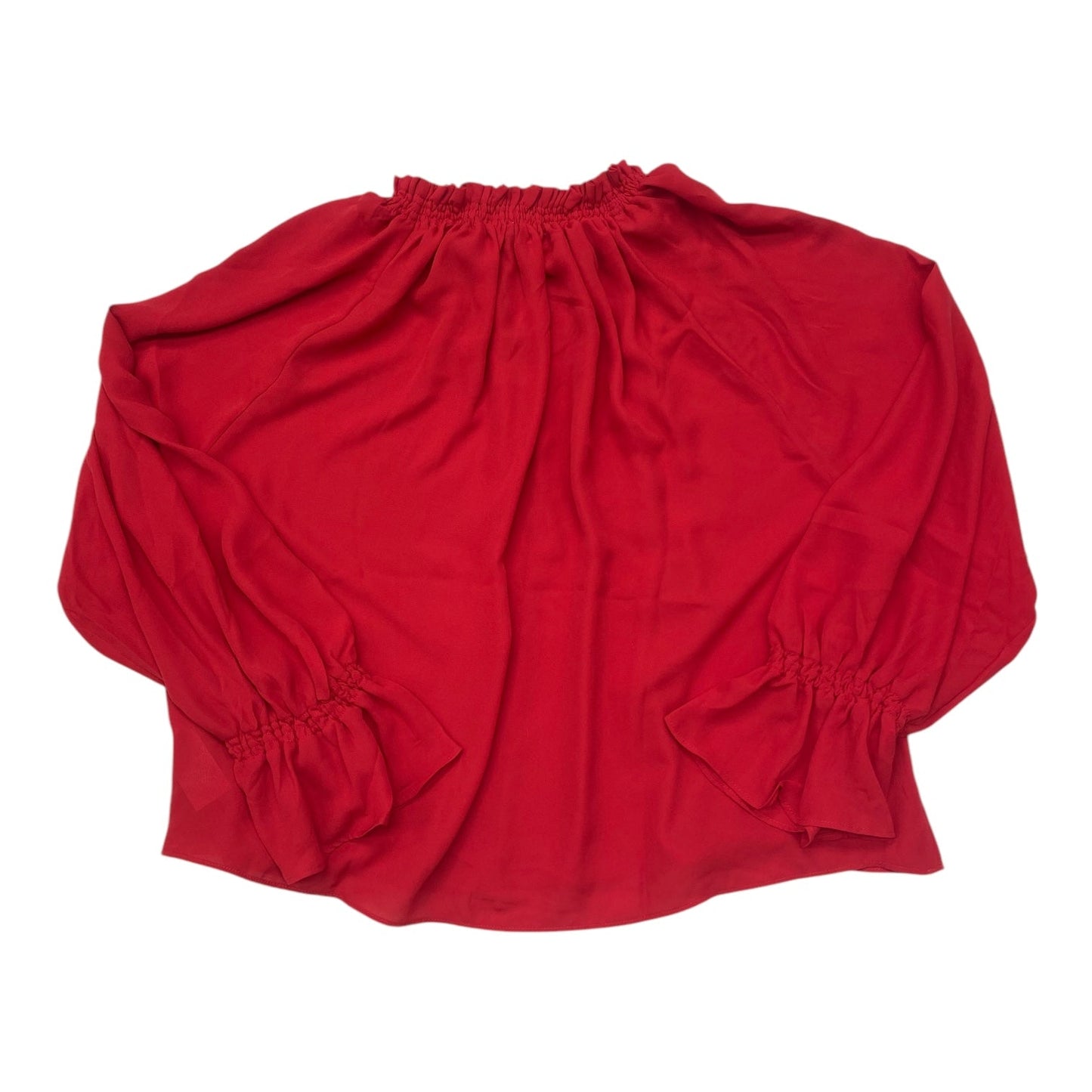 Top Long Sleeve By Madewell In Red, Size: M