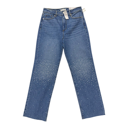 Jeans Straight By Loft In Blue Denim, Size: 6