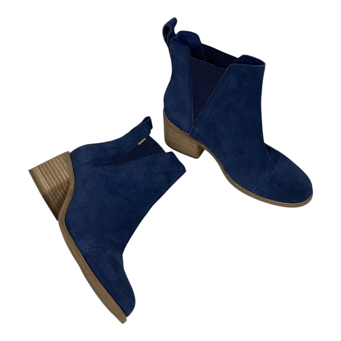 Boots Ankle Heels By Toms In Blue, Size: 7.5