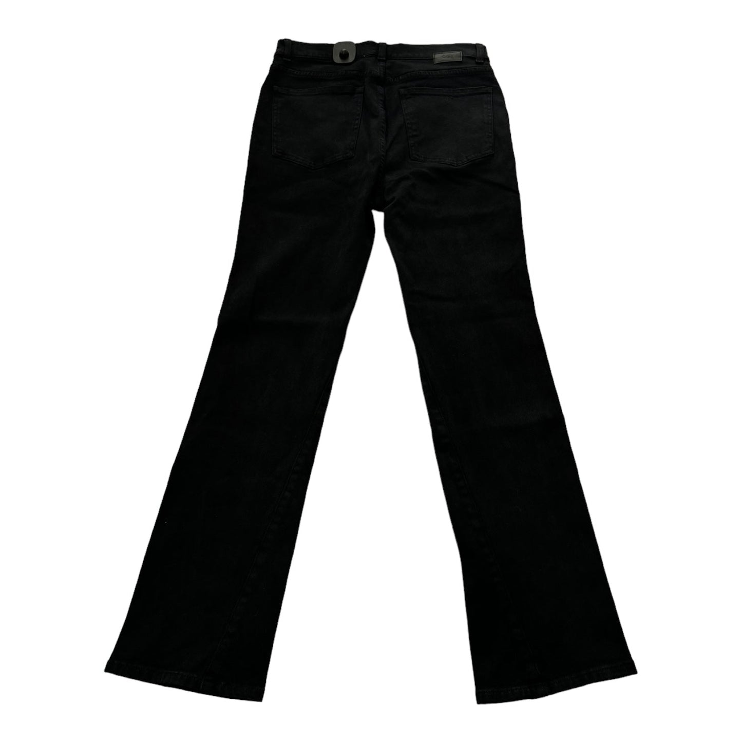 Designer Black Jeans Straight by CQY, Size 4