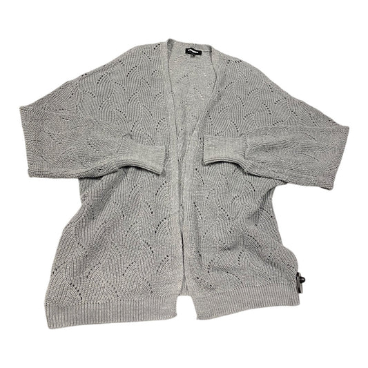 Sweater Cardigan By Express In Grey, Size: Xl