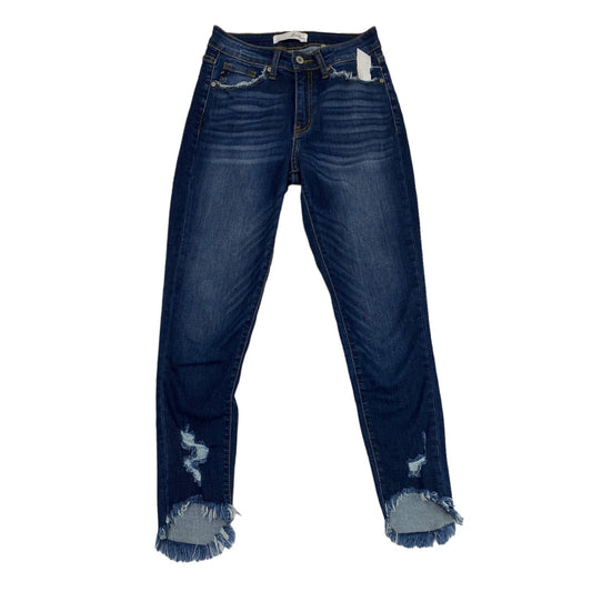 Blue Denim Jeans Skinny Kancan, Size 2