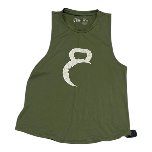 Athletic Tank Top By Zyia In Green, Size: M