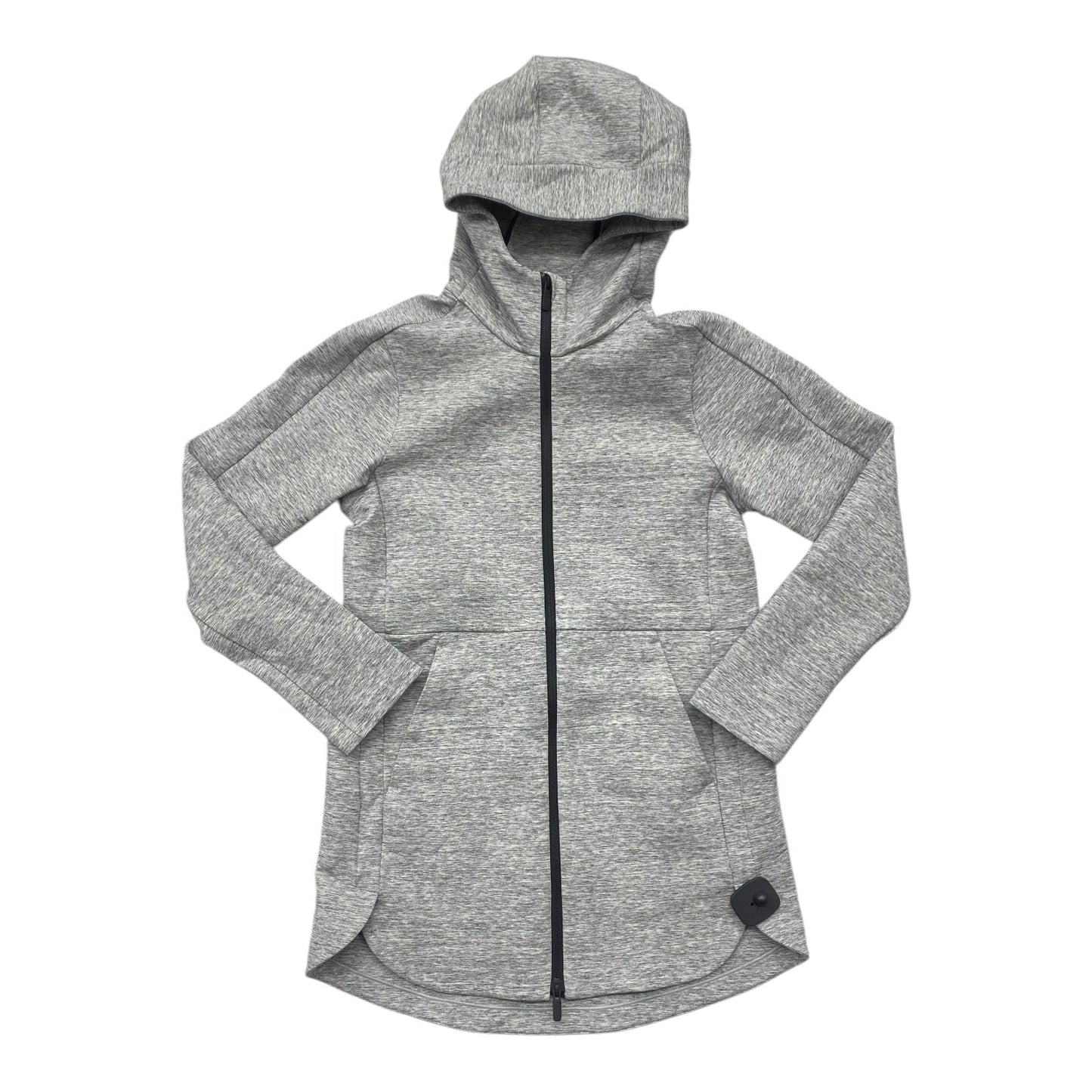 Athletic Jacket By Lululemon In Grey, Size: 6