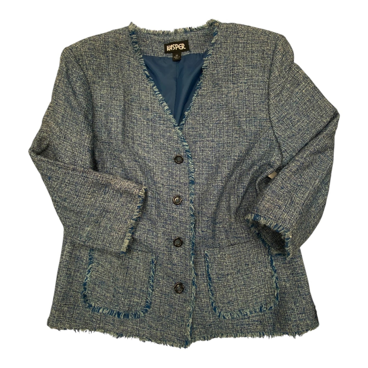 Blazer By Kasper In Blue, Size: M