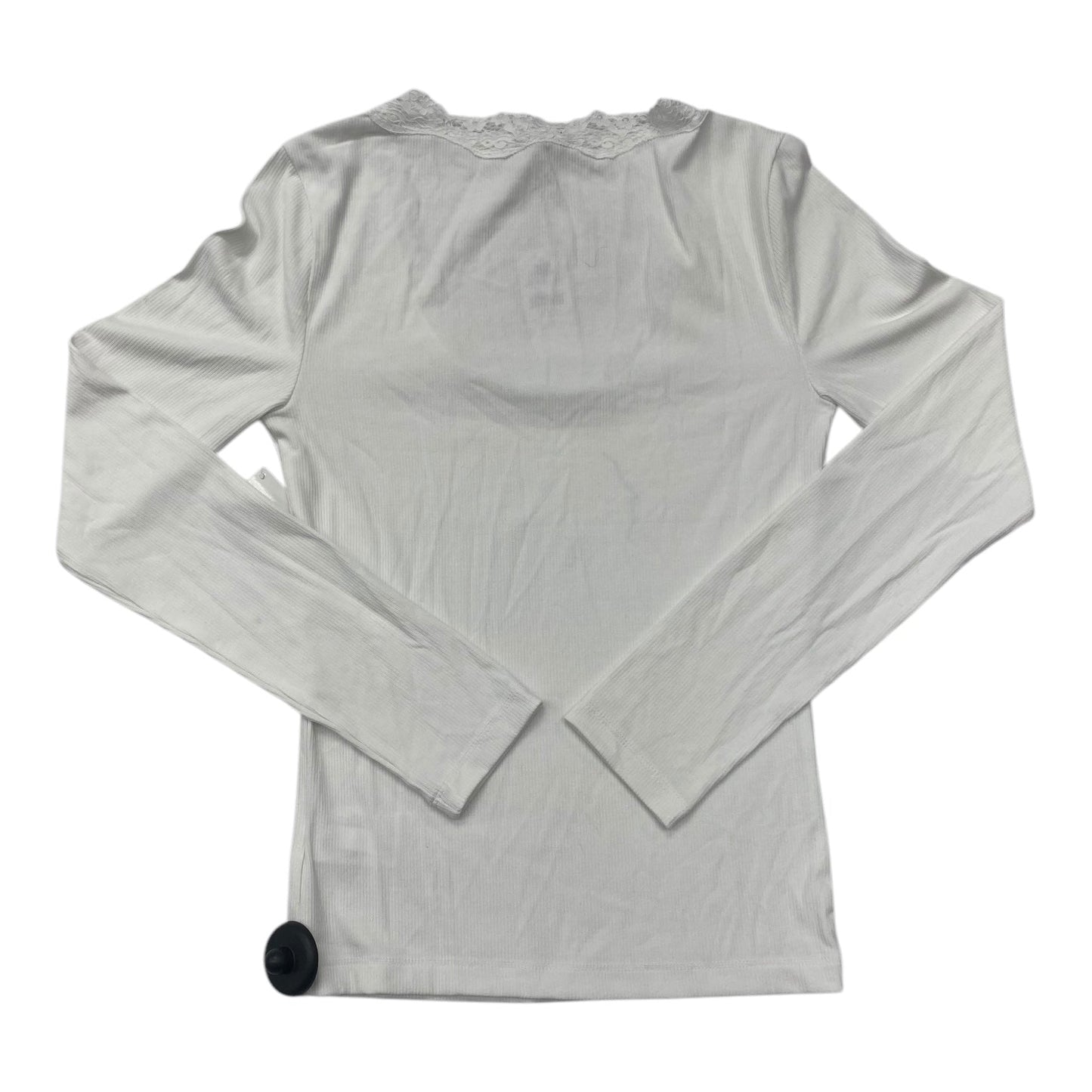 Top Long Sleeve By Express In White, Size: S