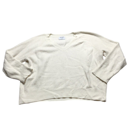 Sweater By Old Navy In Ivory, Size: L