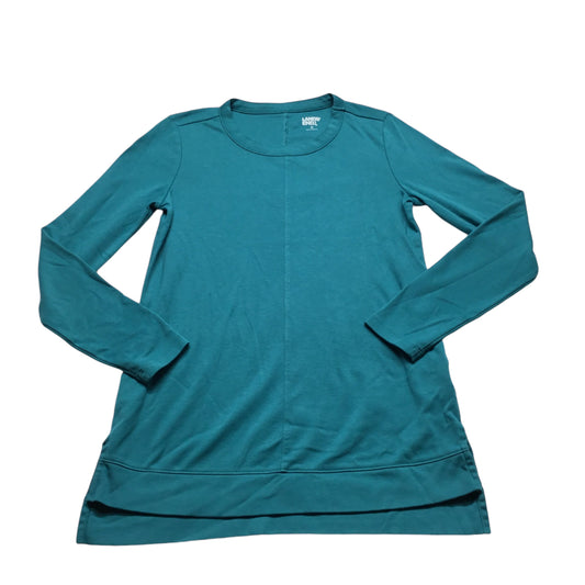 Top Long Sleeve Basic By Lands End In Teal, Size: Xs