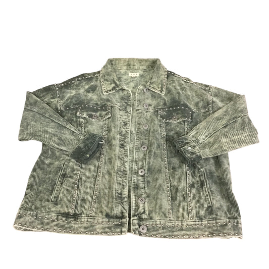 Jacket Denim By Pol In Green, Size: S