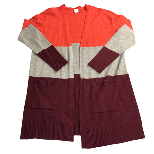 Sweater Cardigan By A New Day In Red, Size: M