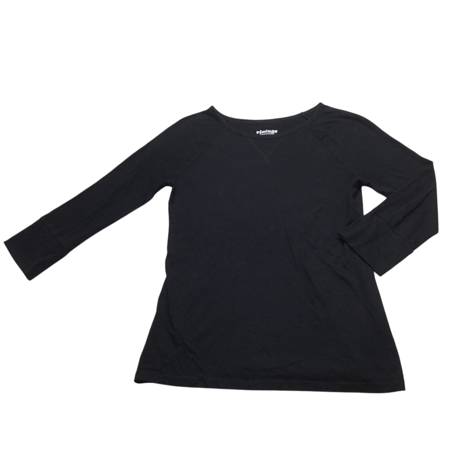 Top Long Sleeve Basic By Old Navy In Black, Size: Xs