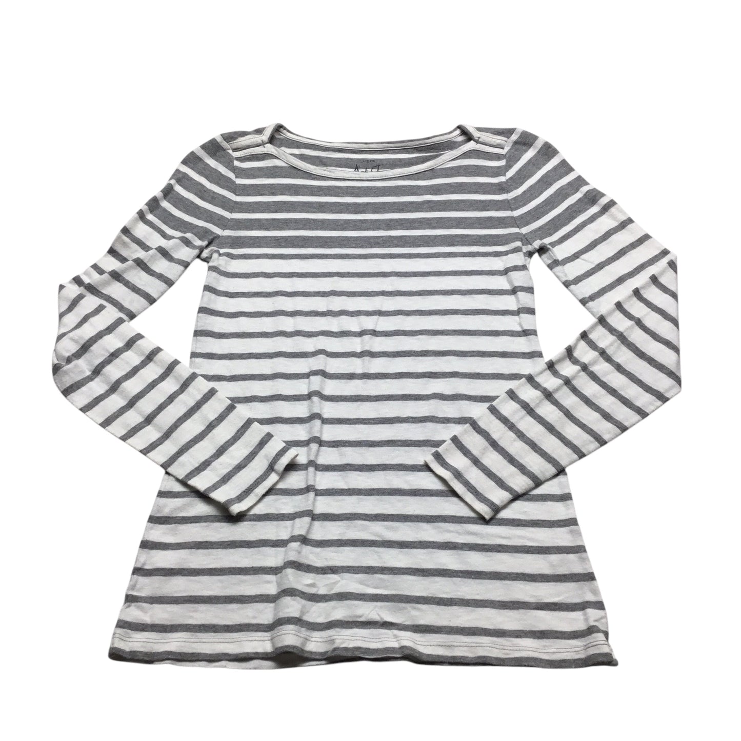 Top Long Sleeve Basic By J. Crew In Striped Pattern, Size: Xs